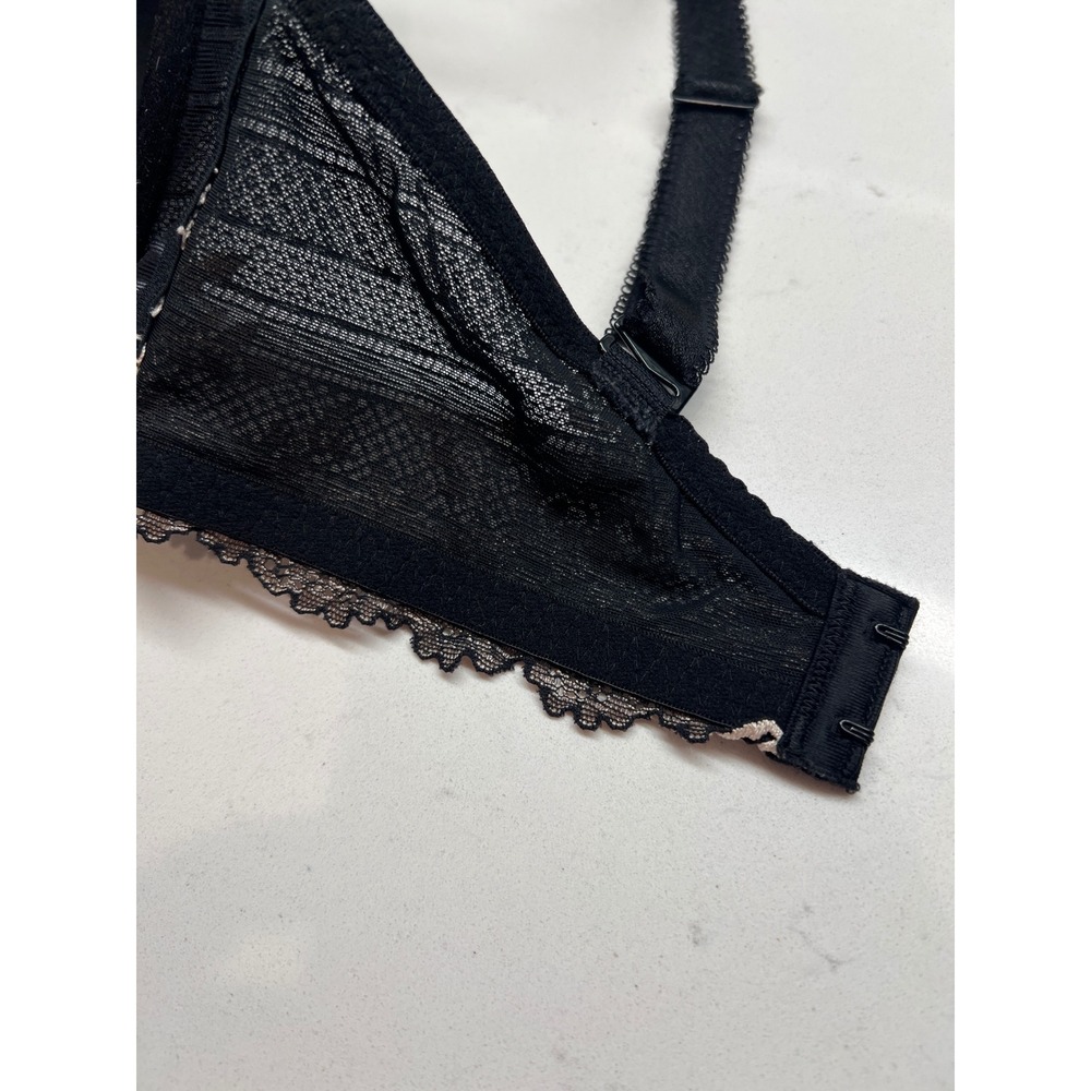 Wacoal Black Lace Trim Full Figure Bra 36DDD Support Comfort - Picture 6 of 10